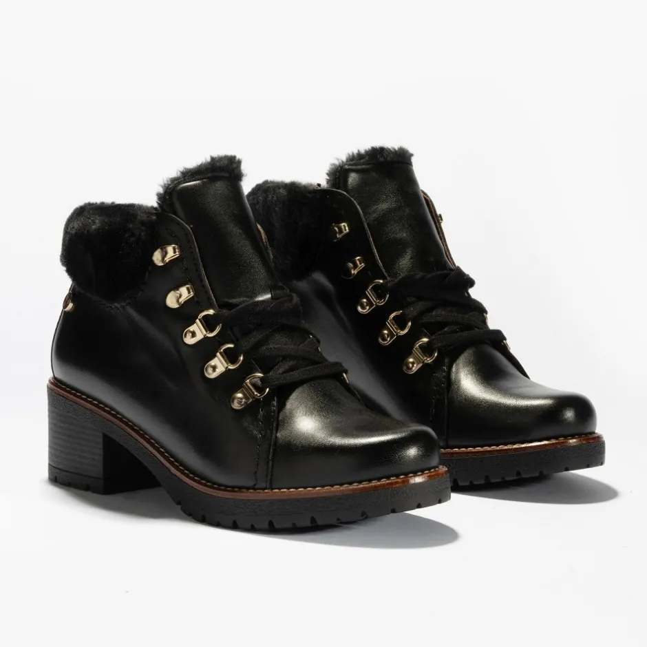botn_napa__argollas_con_d_1.webp Calzaro Botas De Pelo | Botas Bajas Y Botines | Botín Napa 2522 Argollas con Detalle Pelo en Negro