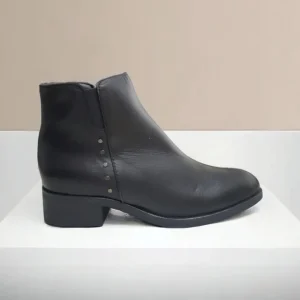 Calzaro Botas Y Botines Mujer | Botas Bajas Y Botines | Botín Plano 4005 Negro