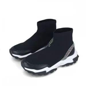 Calzaro Deportivas | Botas Bajas Y Botines | Botín Sneaker Cuña 24651 Laurentina Negro