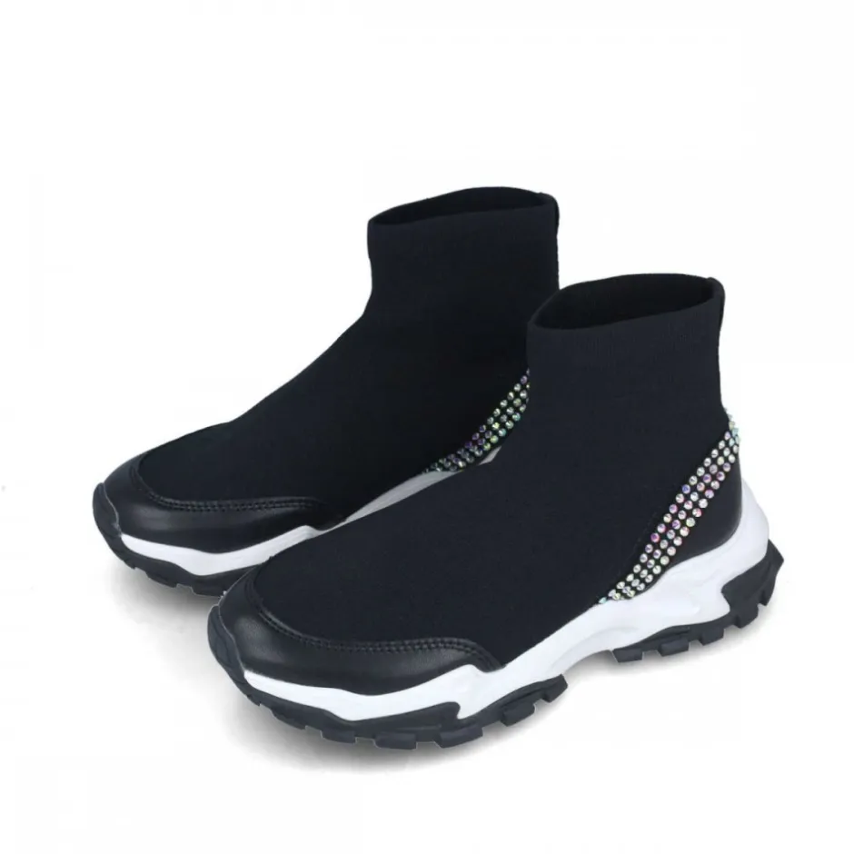botn_sneaker_cua__laurent_1.webp Calzaro Deportivas | Botas Bajas Y Botines | Botín Sneaker Cuña 24651 Laurentina Negro