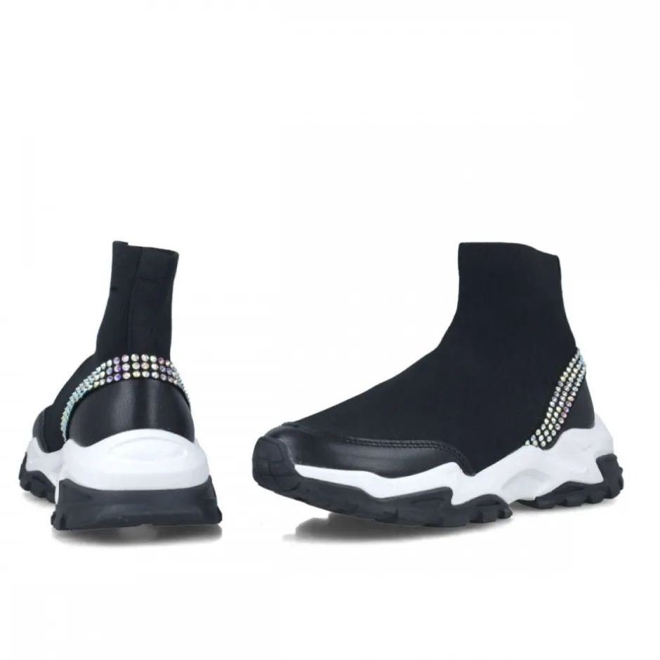botn_sneaker_cua__laurent_3.webp Calzaro Deportivas | Botas Bajas Y Botines | Botín Sneaker Cuña 24651 Laurentina Negro