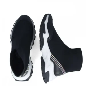 Calzaro Deportivas | Botas Bajas Y Botines | Botín Sneaker Cuña 24651 Laurentina Negro