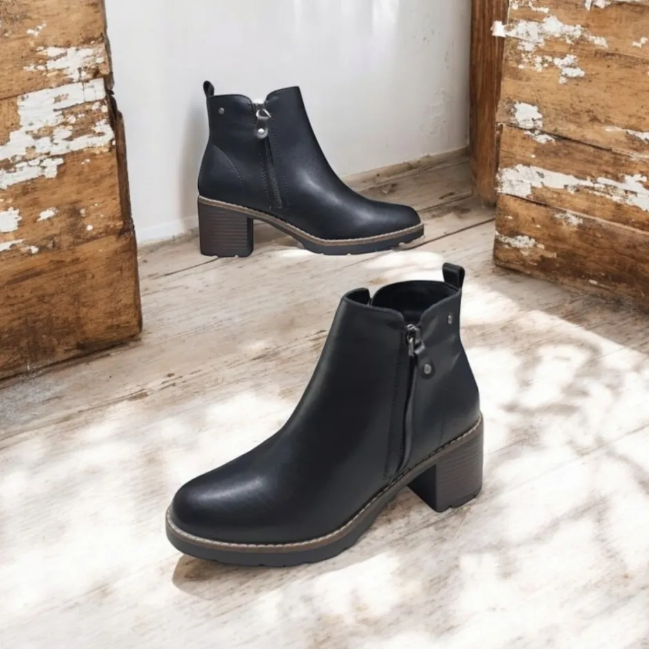 botn_tacn_medio__negro_cr_2.webp Calzaro Confort | Botas Y Botines Mujer | Botín Tacón Medio 4920 Negro Cremallera Exterior