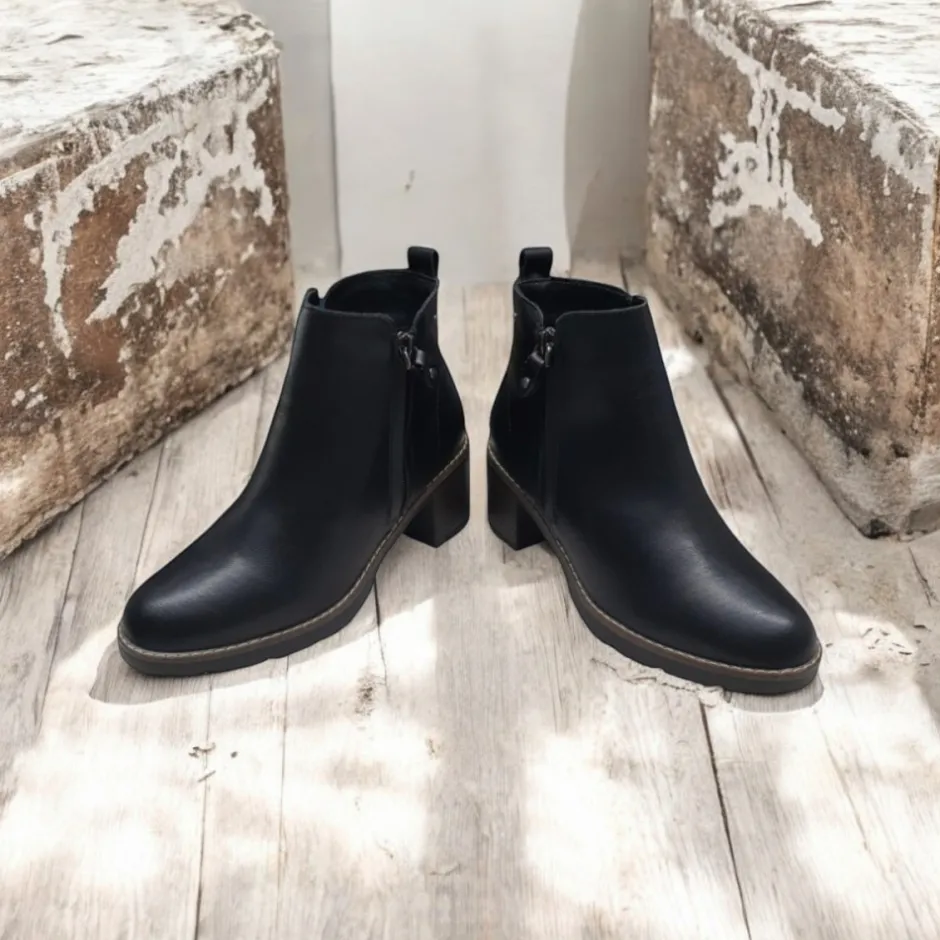 botn_tacn_medio__negro_cr_4.webp Calzaro Confort | Botas Y Botines Mujer | Botín Tacón Medio 4920 Negro Cremallera Exterior