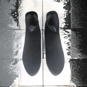 Calzaro Botas Y Botines Mujer | Botín Tacón Mujer Membrana Impermeable 9060 Water Proof Negra