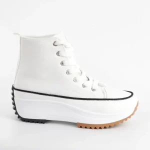Calzaro Deportivas | Deportiva Bota 878  Blanca