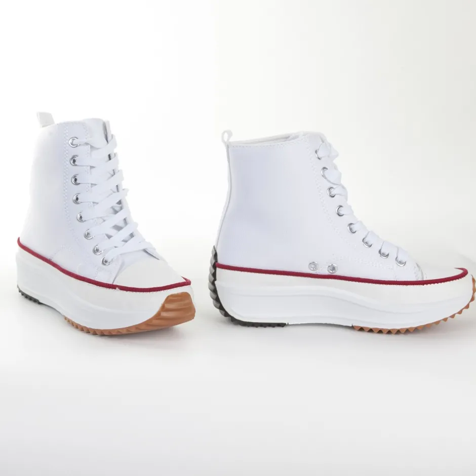deportiva_bota__blanca_ro_2.webp Calzaro Deportivas | Deportiva Bota 878 Blanca Roja