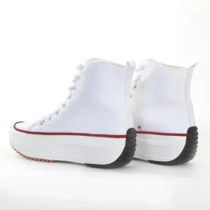 Calzaro Deportivas | Deportiva Bota 878 Blanca Roja