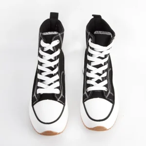 Calzaro Deportivas | Deportiva Bota 878 Negra