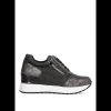 Calzaro Deportivas | Deportiva Cuña Etika Cavour 50221 Mujer Negra