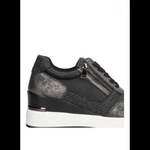 Calzaro Deportivas | Deportiva Cuña Etika Cavour 50221 Mujer Negra