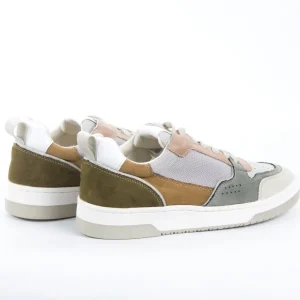 Calzaro Deportivas | Deportiva Sneaker 1520 Verde Rosa Camel