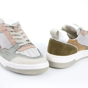 Calzaro Deportivas | Deportiva Sneaker 1520 Verde Rosa Camel