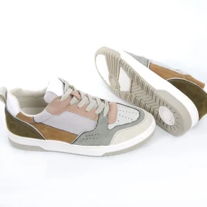 Calzaro Deportivas | Deportiva Sneaker 1520 Verde Rosa Camel
