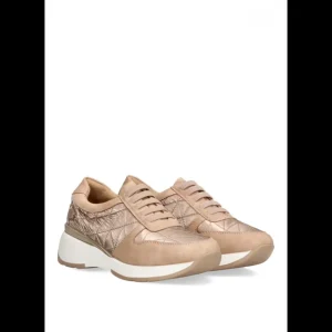 Calzaro Deportivas | Confort | Deportivas Acolchadas con Elásticos Mujer Armony Angera 50219 Taupe
