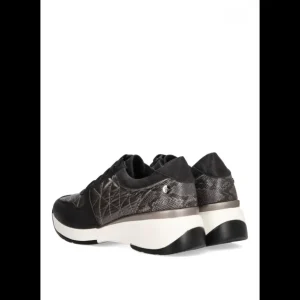 Calzaro Deportivas | Confort | Deportivas Acolchadas con Elásticos Mujer Armony Angera 50219 Negra
