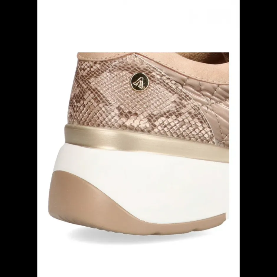 deportivas_acolchadas_con_3.webp Calzaro Deportivas | Confort | Deportivas Acolchadas con Elásticos Mujer Armony Angera 50219 Taupe