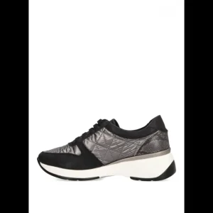 Calzaro Deportivas | Confort | Deportivas Acolchadas con Elásticos Mujer Armony Angera 50219 Negra