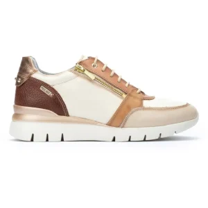 Calzaro Deportivas | Casual | Deportivo con Cremallera para Mujer Cantabria 6718 Nata.