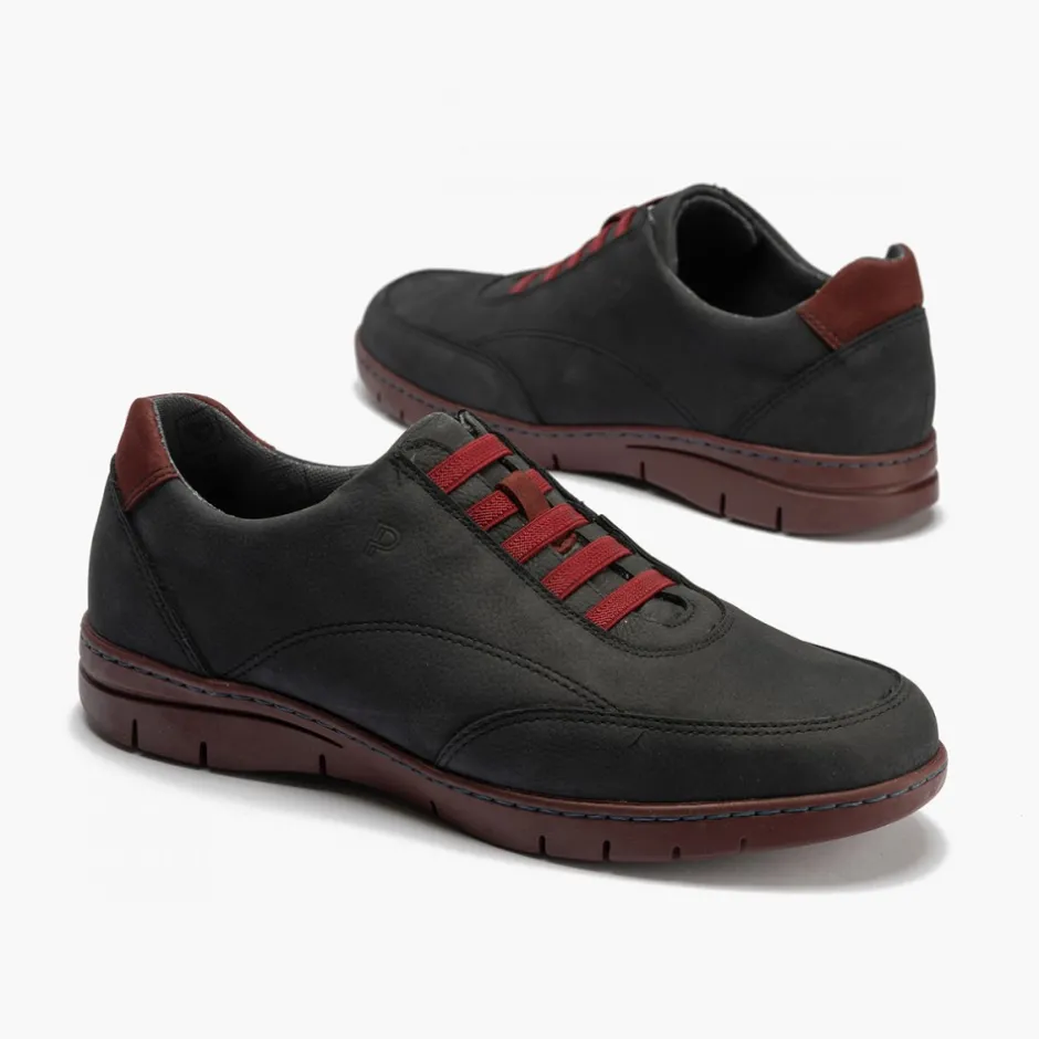 deportivo_hombre__con_els_0-1.webp Calzaro Zapatos Con Cordones | Deportivo Hombre 4961 con Elásticos y Nobuck Azul