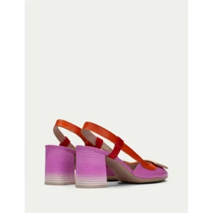 Calzaro Zapatos De Tac贸n | Destalonado 232668 Australia Naranja Papaya Pink.