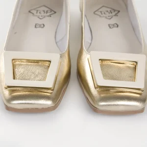 Calzaro Mocasines | Bailarinas | Francesita Plana 23354 Oro