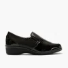 Calzaro Confort | Manoletina Clásica Combinada Con Charol 1014 Negro