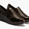 Calzaro Confort | Manoletina con Lycra para mujer 5310 Color Marrón Chocolate