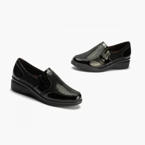 Calzaro Confort | Manoletina con lycra para mujer 5310 color negro