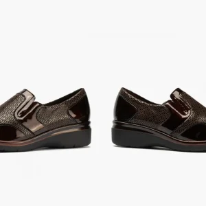 Calzaro Confort | Manoletina con Lycra para mujer 5310 Color Marrón Chocolate