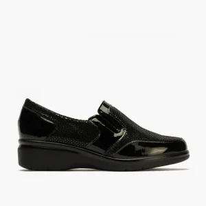 Calzaro Confort | Manoletina con lycra para mujer 5310 color negro