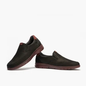 Calzaro Mocasines | Manoletina Hombre 4960 en Nobuck Azul