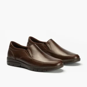 Calzaro Mocasines | Manoletina Zapato Mocasín 109 Marrón Básica Hombre