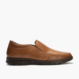 Calzaro Mocasines | Manoletina Zapato Mocasín Hombre 109 Marrón Claro