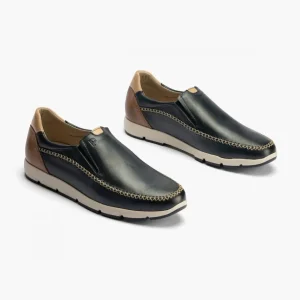 Calzaro Mocasines | Manoletinas Hombre 4050 Slip On Bordón Azul