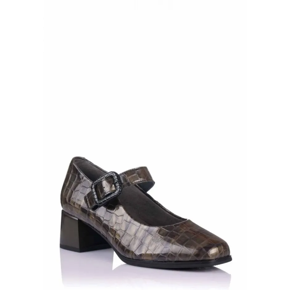 mercedes_en_coco_charol_p_1.webp Calzaro Zapatos De Tac贸n | Confort | Mercedes en Coco Charol para Mujer 10122 Color Humo.