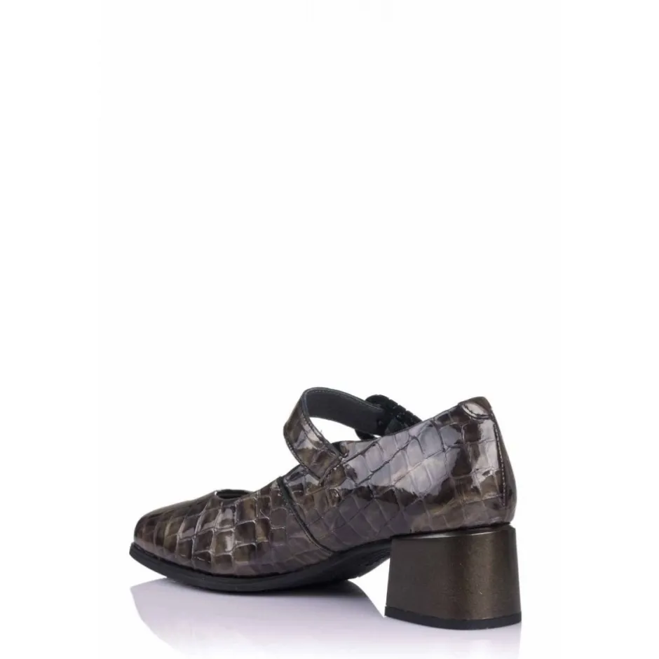 mercedes_en_coco_charol_p_2.webp Calzaro Zapatos De Tac贸n | Confort | Mercedes en Coco Charol para Mujer 10122 Color Humo.