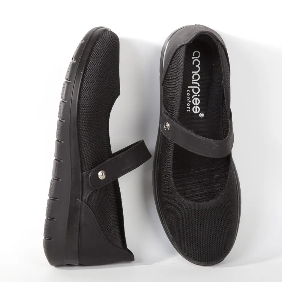 merceditas_confort_elstic_1.webp Calzaro Confort | Merceditas Confort Elástico Mujer 23463 Negro