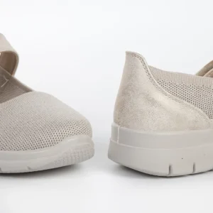 Calzaro Confort | Merceditas Confort Elástico Mujer 23463 Beige