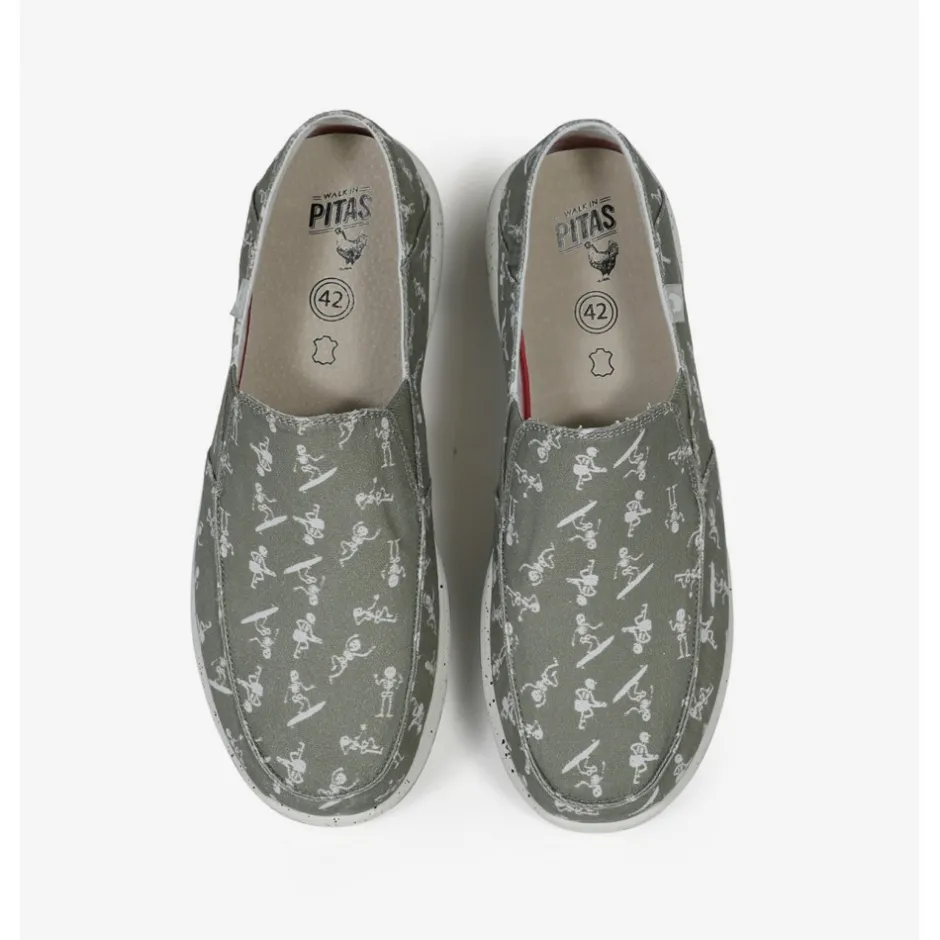 mocasin_slip_on_bones_kak_2.webp Calzaro Mocasines | Deportivas Casual | Mocasin Slip On Bones Kaki Blanco.