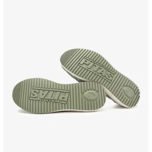 Calzaro Mocasines | Deportivas Casual | Mocasin Slip On Bones Kaki Blanco.