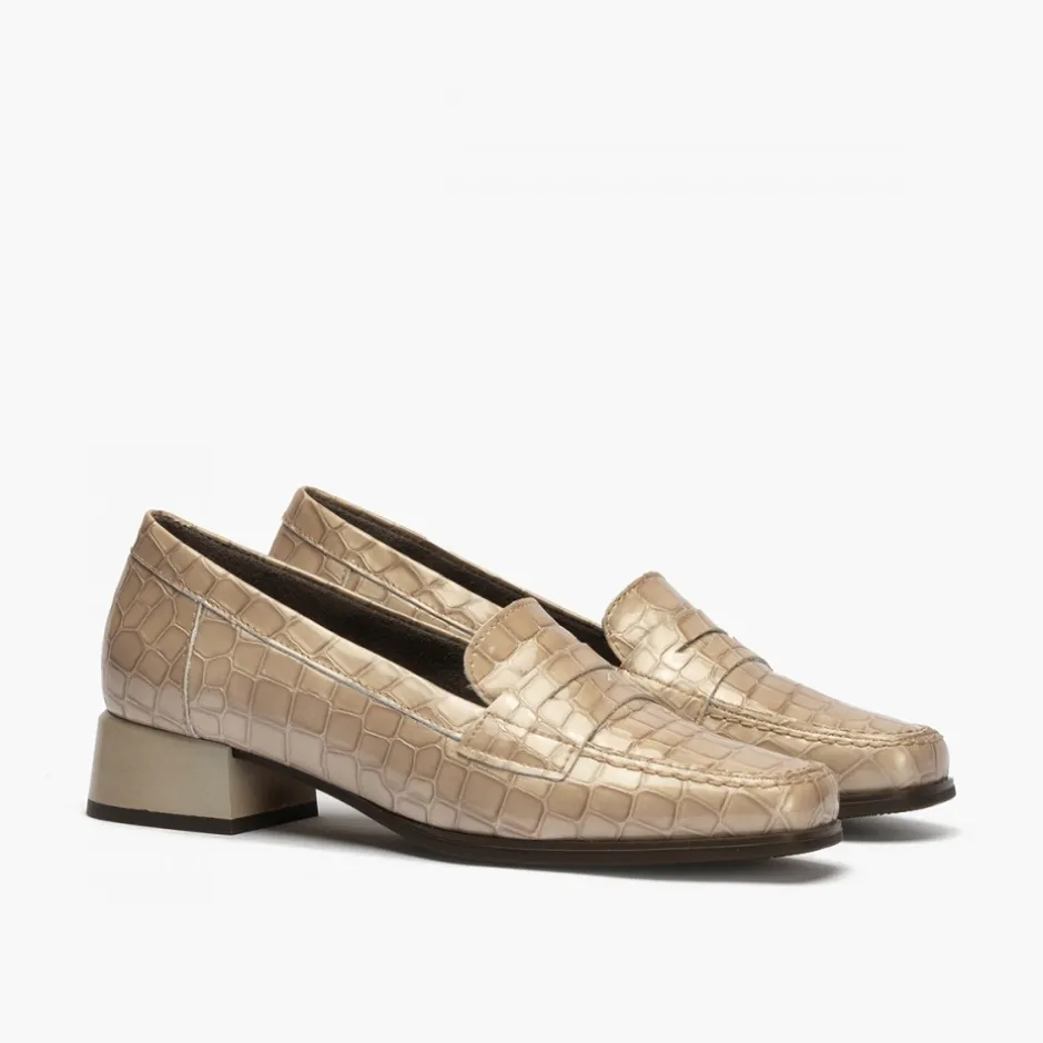 mocasines__con_tacn_bajo__2.webp Calzaro Zapatos De Tac贸n | Confort | Mocasines 5423 con Tacón Bajo Piedra de Mujer
