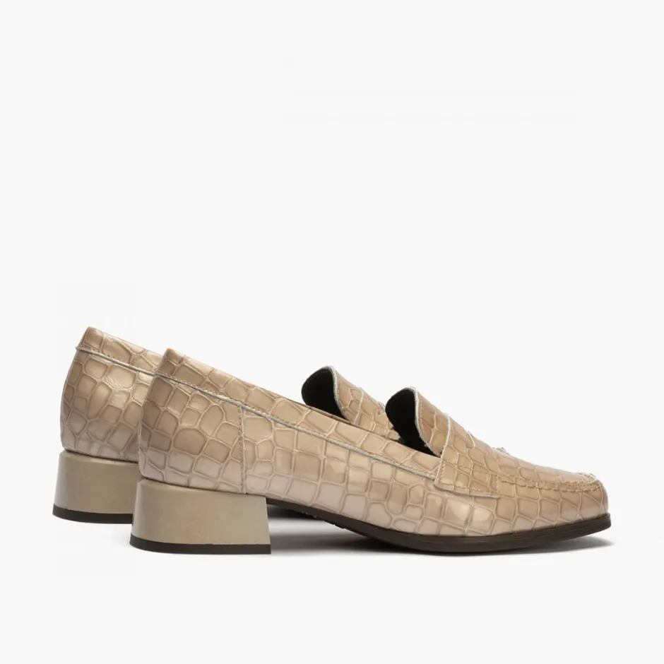 mocasines__con_tacn_bajo__4.webp Calzaro Zapatos De Tac贸n | Confort | Mocasines 5423 con Tacón Bajo Piedra de Mujer