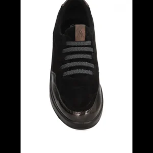 Calzaro Confort | Mocasines Elásticos Mujer Armony 60007 Carsoli Negro