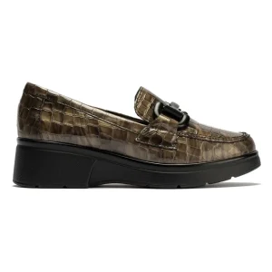 Calzaro Mocasines | Confort | Mocasín Coco Adorno de Mujer 10053 Color Humo.