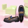 Calzaro Mocasines | Casual | Mocasín de Charol 459H771 en Plomo y Azul