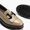 Calzaro Mocasines | Confort | Mocasín en Charol Mujer 10096 Color Piedra.