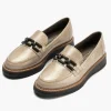 Calzaro Mocasines | Mocasín Manoletina Adorno Mujer 10070 Color Piedra.
