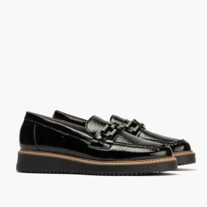 Calzaro Mocasines | Confort | Mocasín Manoletina Adorno Mujer 10070 Color Negro.