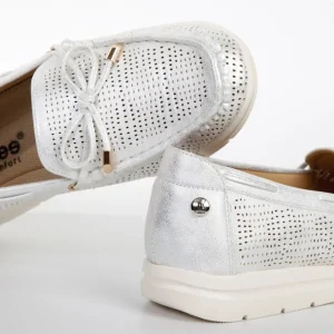 Calzaro Mocasines | Mocasín Naútico Flexible 23425 Oro Platino